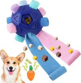Dog Snuffle Ball-Interactive Puzzle Dog Toys Encourage Natural Foraging Skills Slow Feeder for Training and Stress Relief